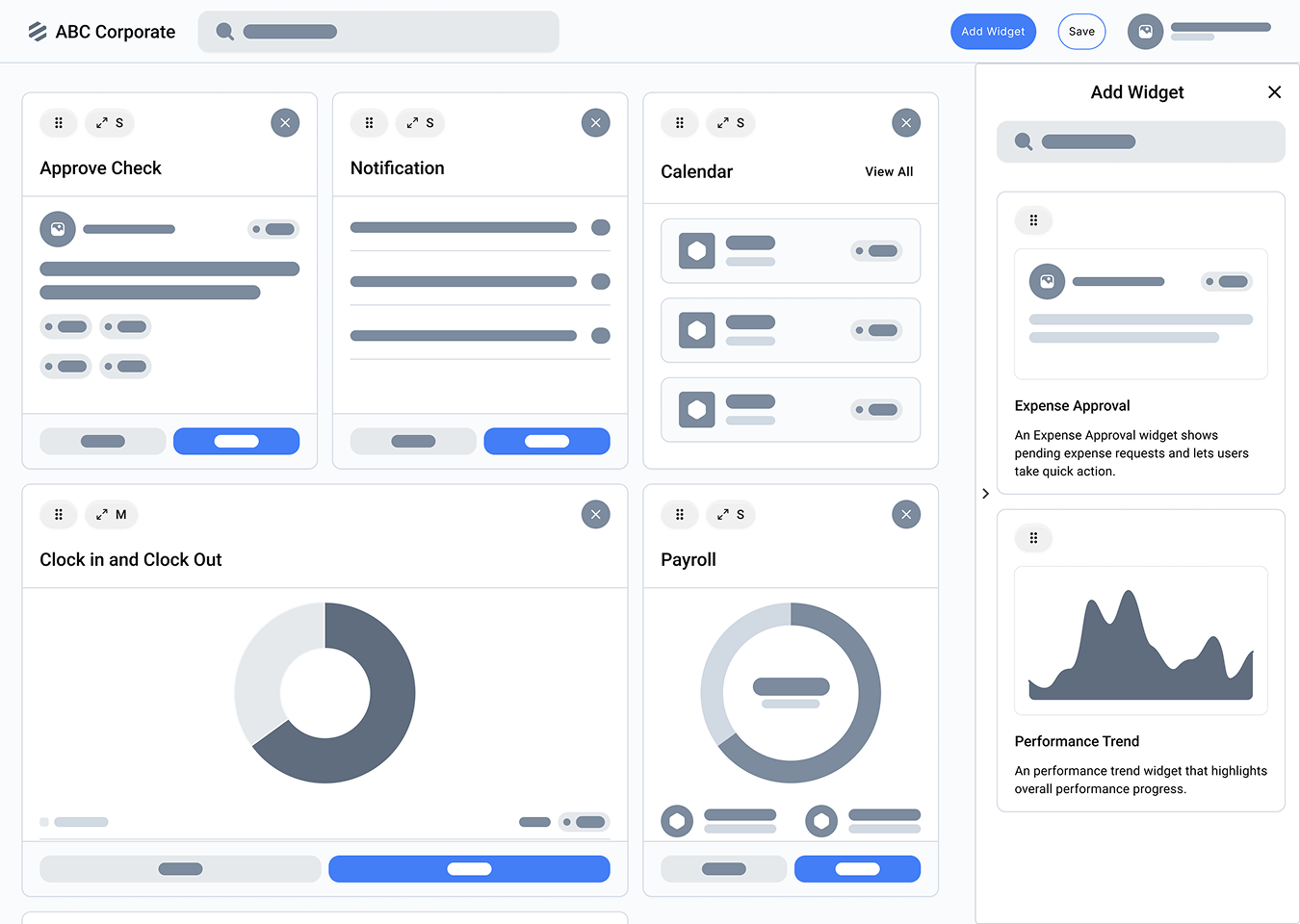 Dashboard Customization Testing Study interface preview