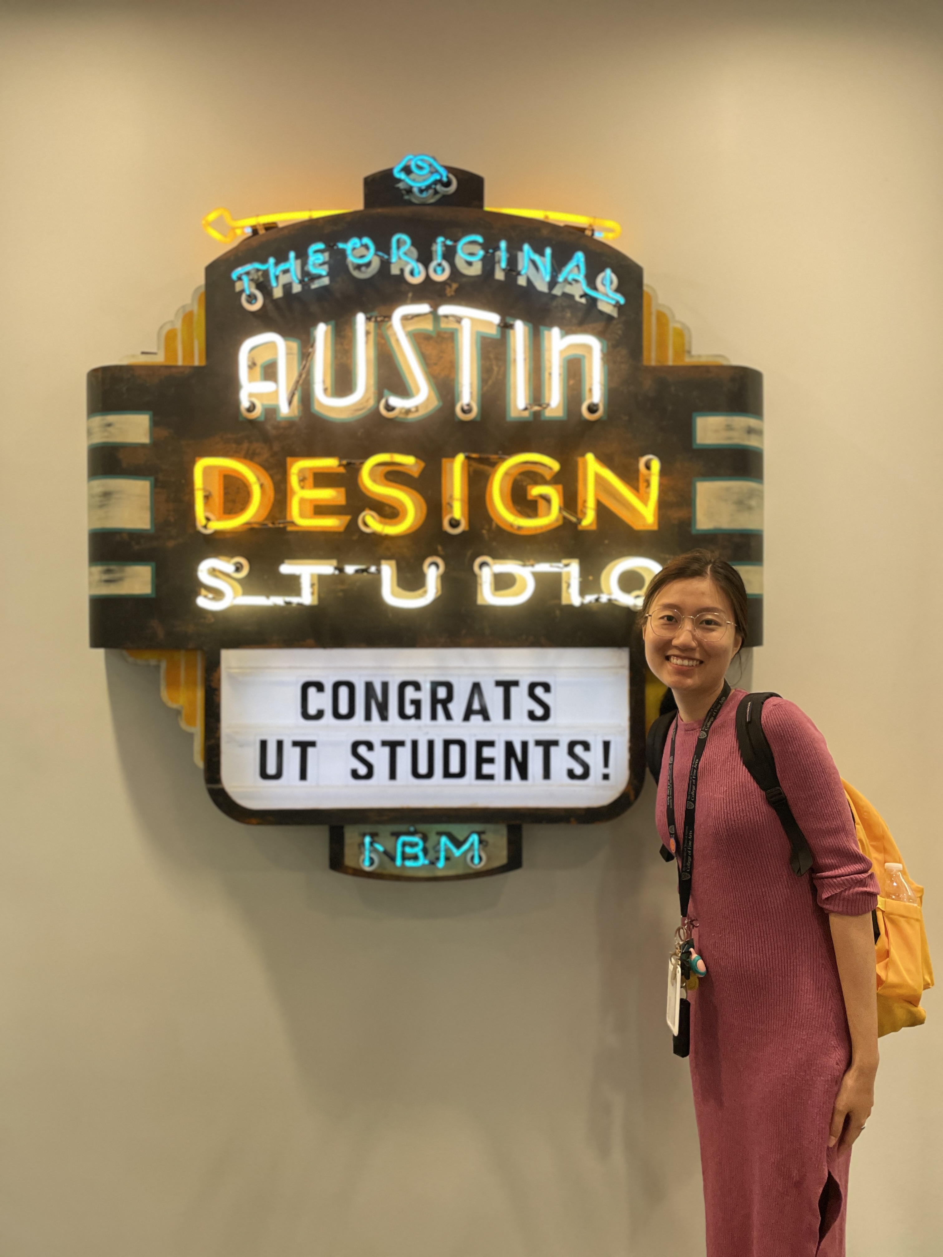 Keyan at the Austin Design Studio